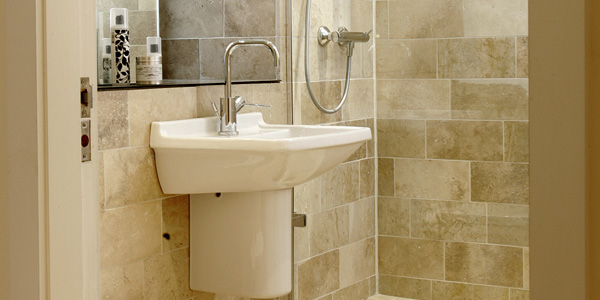 Bathroom in a serviced apartment